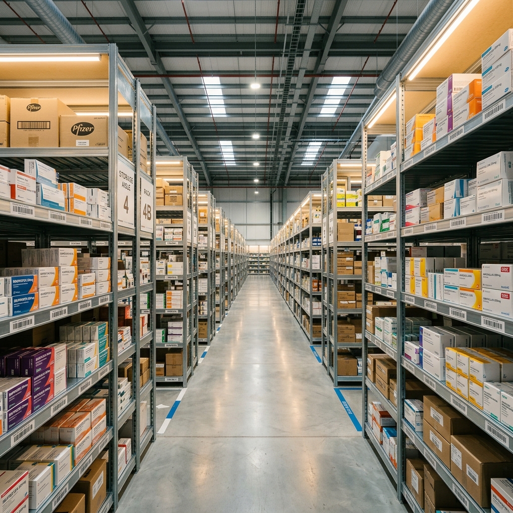 Capwell Pharmaceuticals warehouse operations